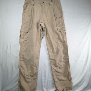 5.11 Tactical Series Mens 34x32 Khaki Tan Ripstop Cargo Pants Style 74273